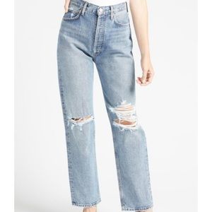 Agolde 90's Pinch Waist High Rise Straight